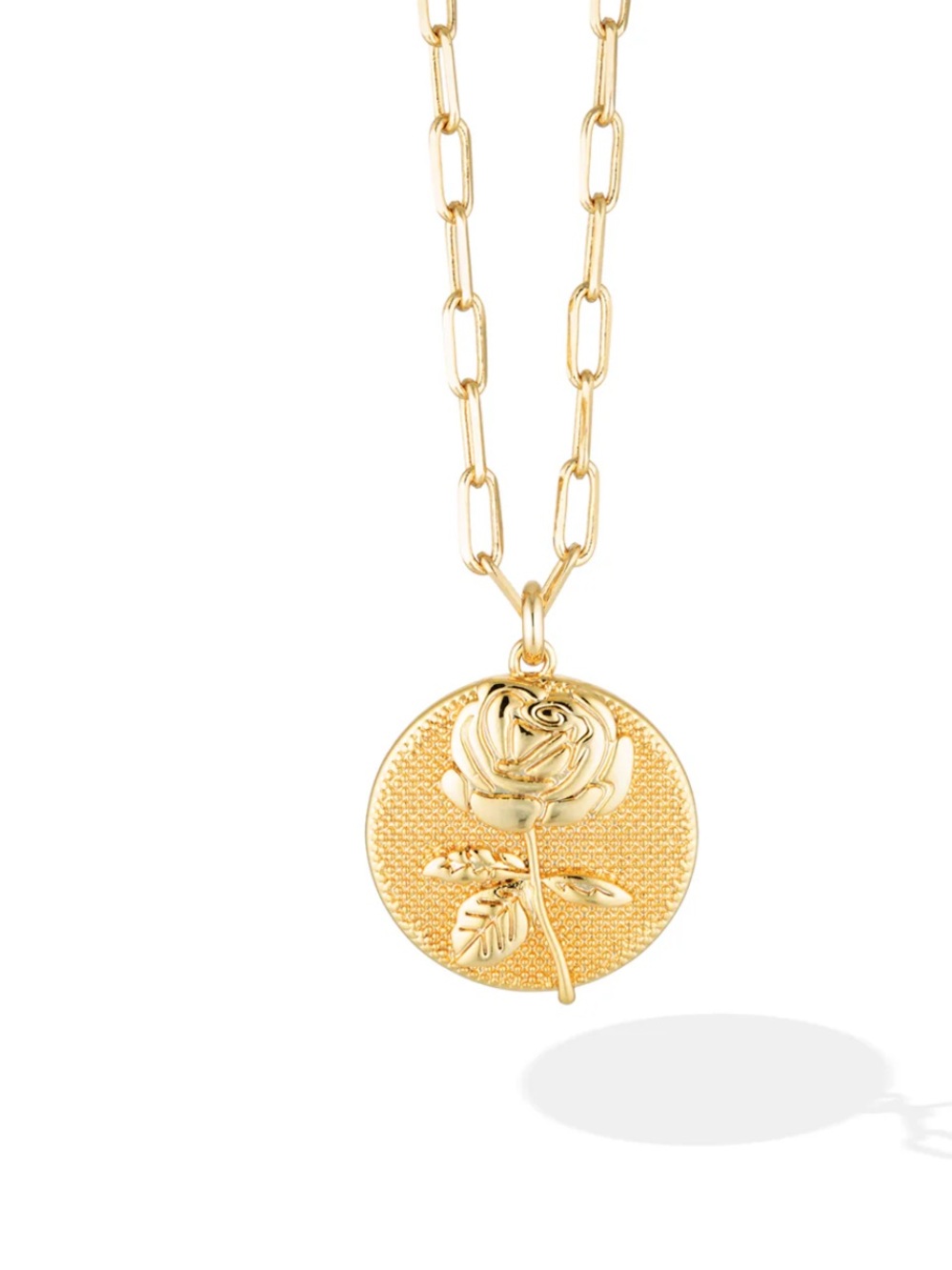 JUNE BIRTHFLOWER NECKLACE - ROSEY ROSE
